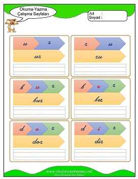 z sesi Çalışma Sayfaları